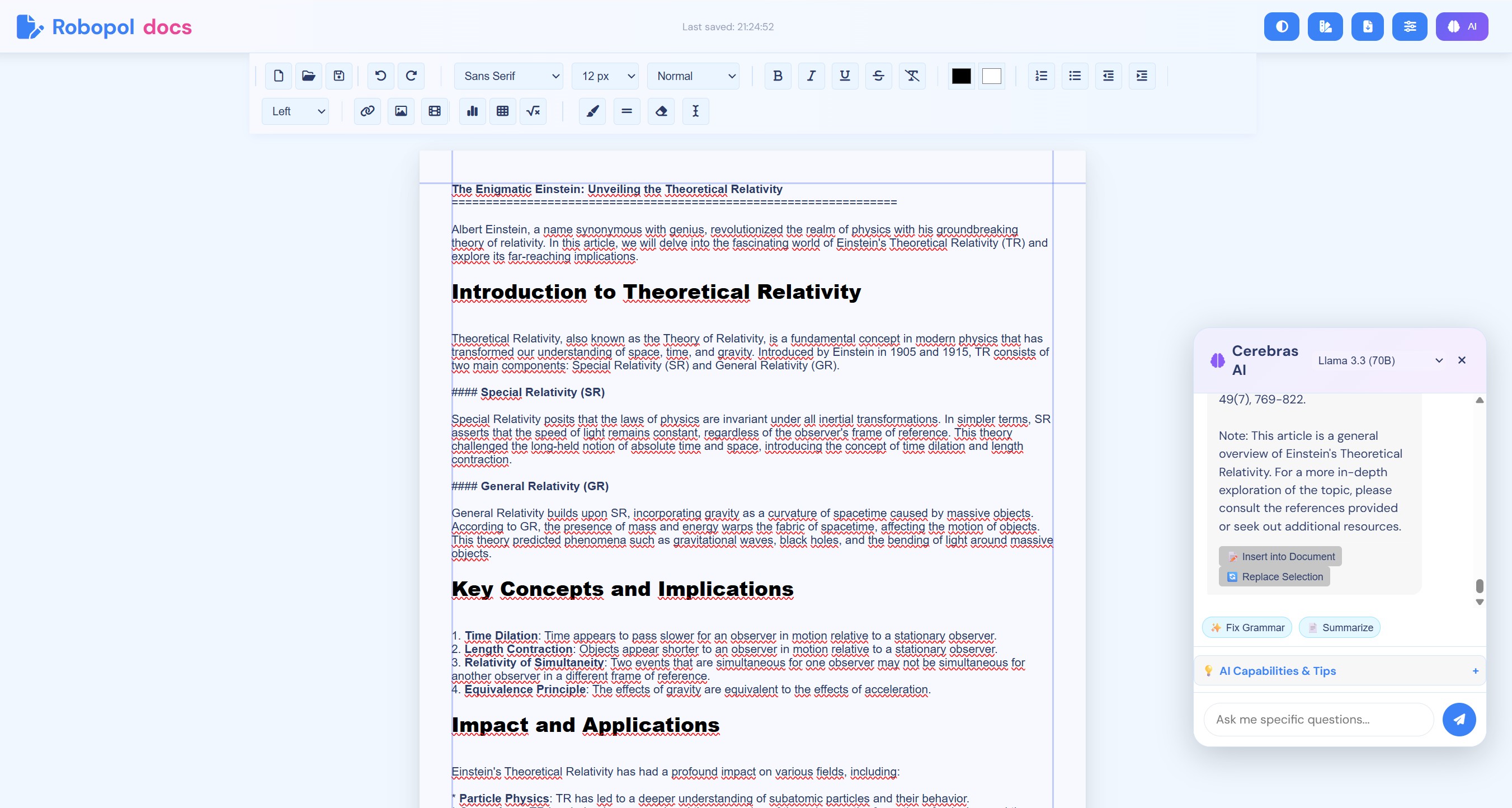 Robopol Docs AI Interface